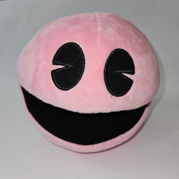 Pac-Man Battle Royale Pink Plush 8" Stuffed Toy Factory Video Game Novelty - Picture 1 of 9